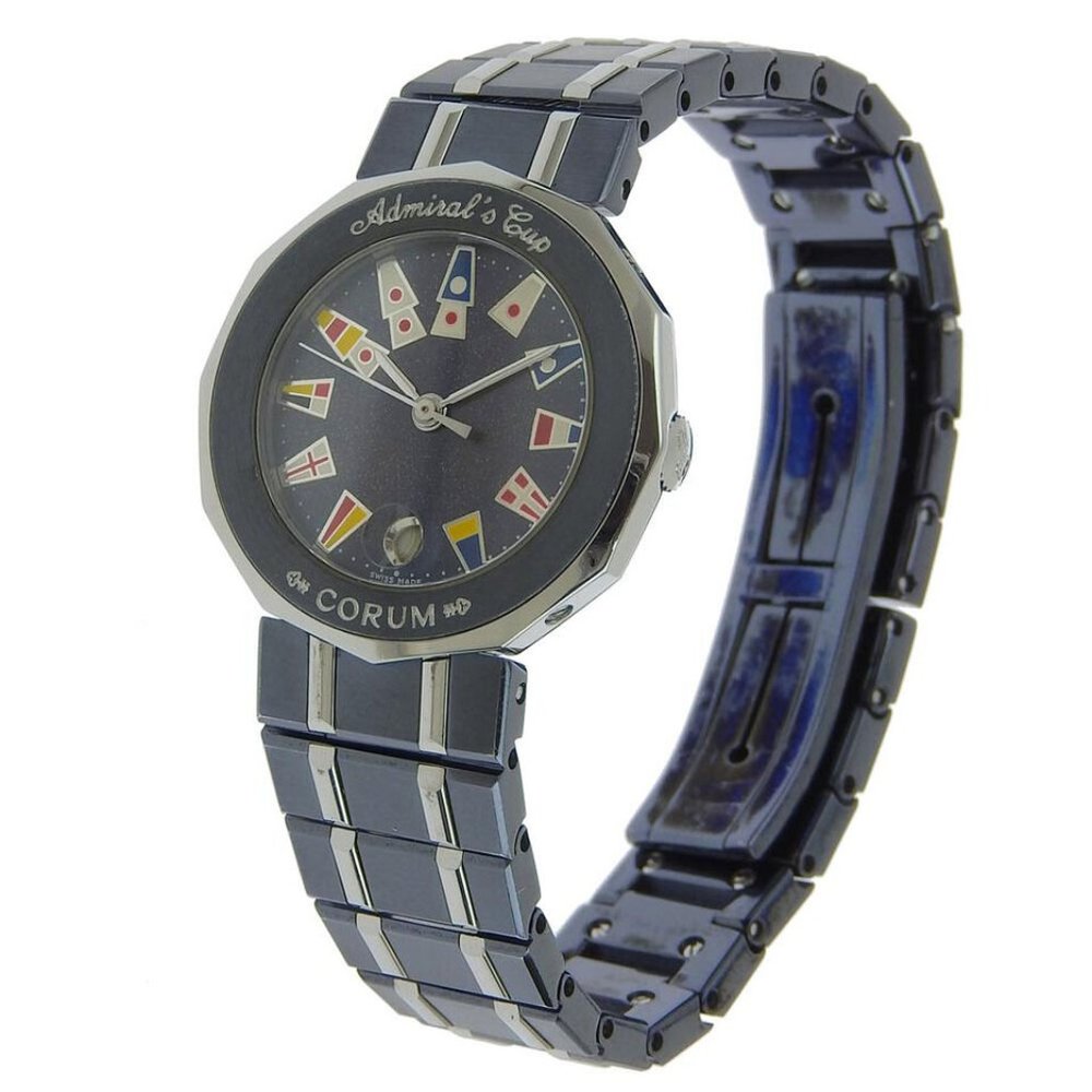 CORUM Admirals cup Watches 39.610.30 V-50 Navy/Silver Stainless Steel
